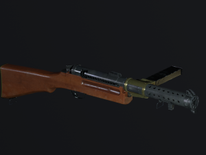 Lanchester MK1 SMG Modelo 3D