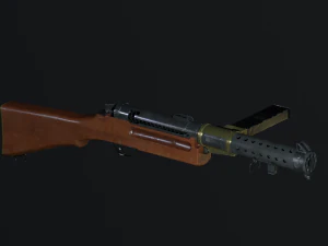 Lanchester MK1 SMG 3D Model