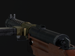 Lanchester MK1 SMG Modelo 3D