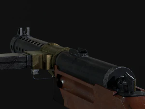 Lanchester MK1 SMG 3D Model