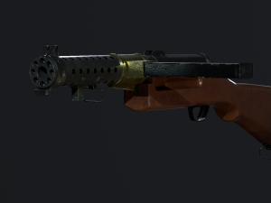 Lanchester MK1 SMG Modelo 3D