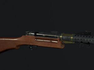 Lanchester MK1 SMG 3D Model