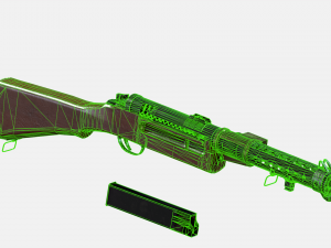 Lanchester MK1 SMG Modelo 3D