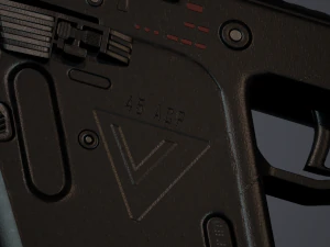 Kriss Vector SMG 3D Model