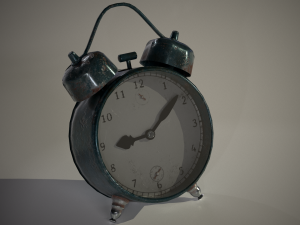 Retro Alarm Clock Modelo 3D