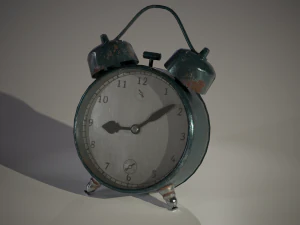 Retro Alarm Clock 3D Model
