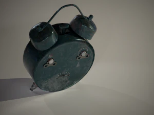 Retro Alarm Clock 3D Model