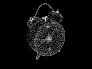 Retro Alarm Clock Modelo 3D