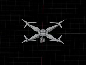Low Poly DRONE CAMARA free Modelo 3D