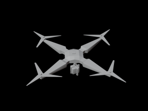 Low Poly DRONE CAMARA free Modelo 3D