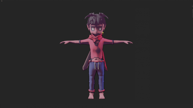 Chiby Character Model 3D .c4d .max .obj .3ds .fbx .stl .blend 