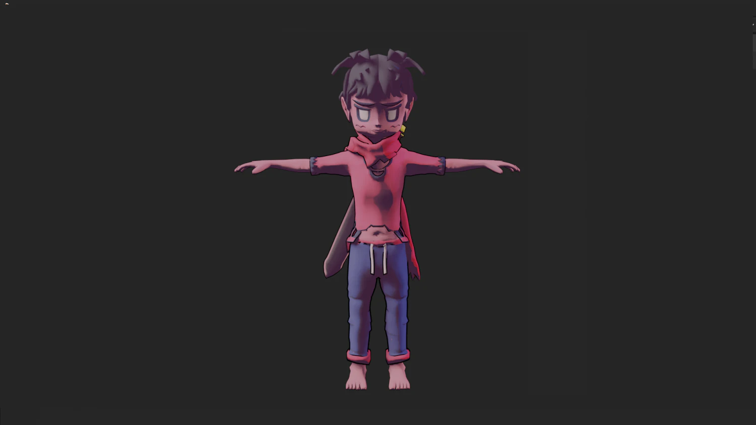 Chiby Character 3D Model .c4d .max .obj .3ds .fbx .stl .blend 