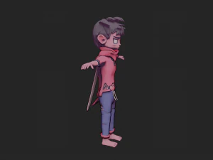 Chiby Character 3D Model