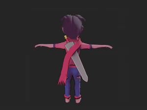 Chiby Character 3D Model