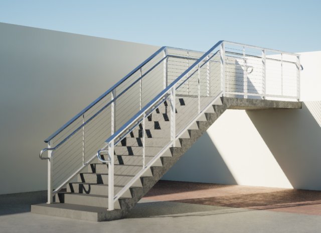 Stair Texturas CG .c4d .max .obj .3ds .fbx .stl .blend 