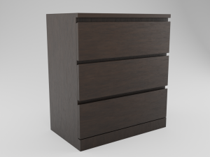 Dresser MALM Modelo 3D