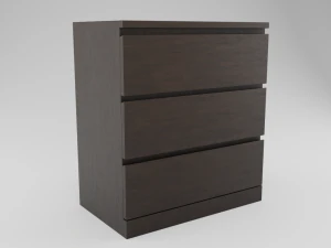 Dressoir MALM 3D Model
