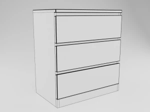 Dresser MALM 3D Model