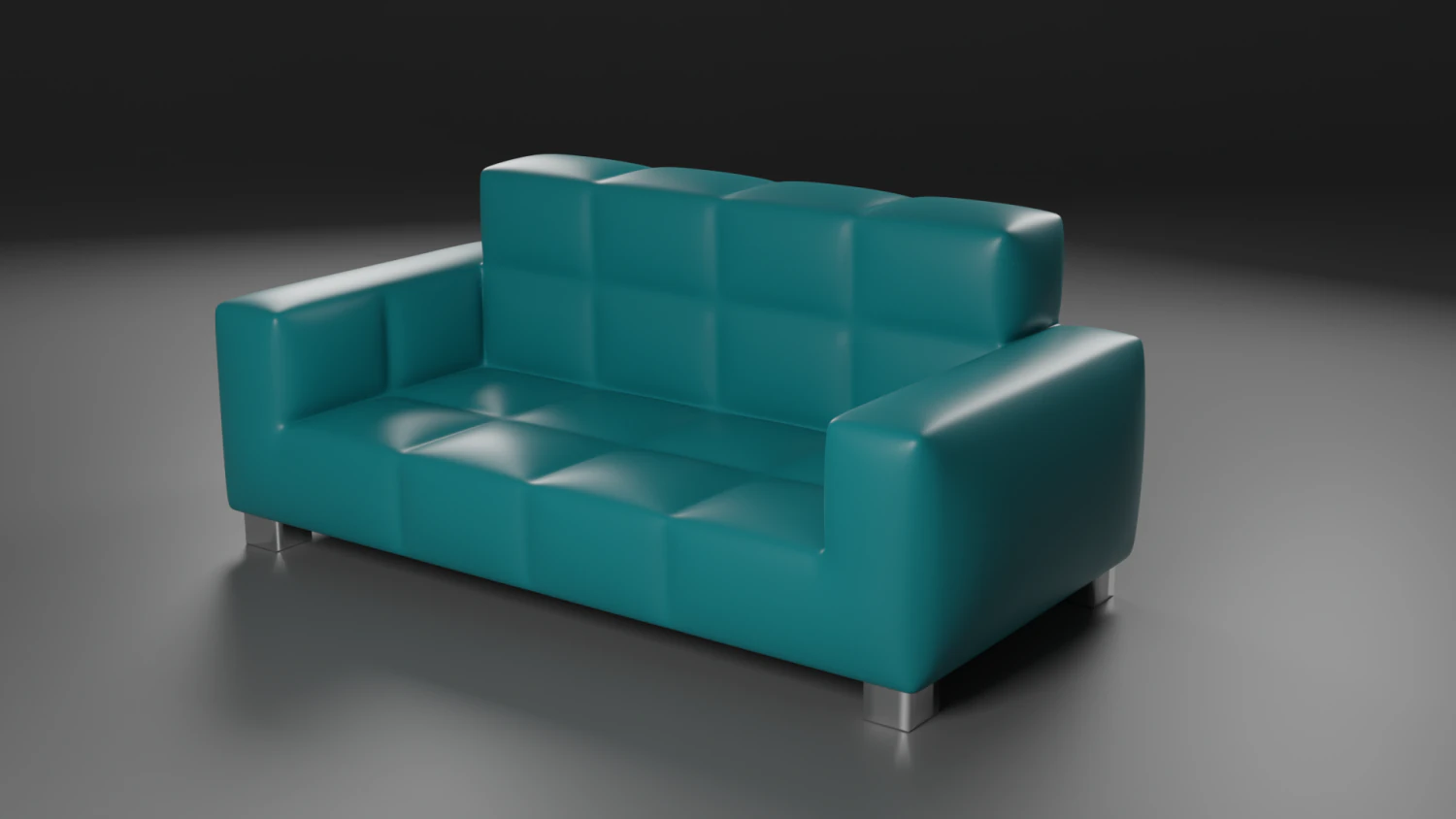 Leather sofa 3D Model .c4d .max .obj .3ds .fbx .stl .blend 