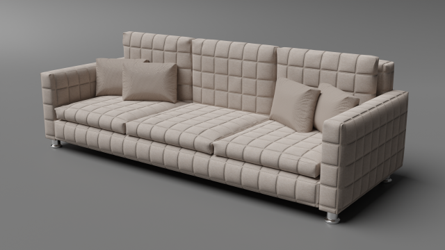 Sofa REl 3D 3D Model .c4d .max .obj .3ds .fbx .stl .blend 
