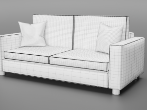 Sofa Leather Modelo 3D
