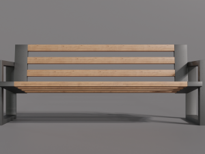 Outdoor Bench Modelo 3D