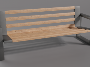 Outdoor Bench Modelo 3D