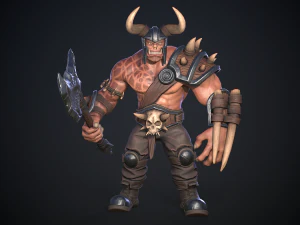 Orc Bull 3D Model