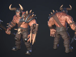 Orc Bull 3D Model