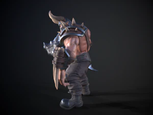 Orc Bull 3D Model