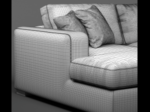 Blue Sofa Modelo 3D