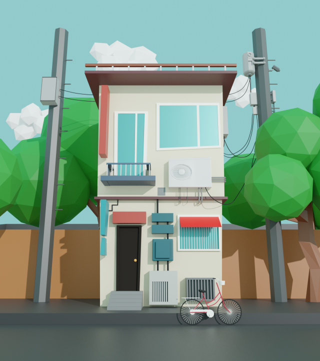 Japan Home 3D Model .c4d .max .obj .3ds .fbx .stl .blend 