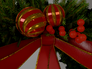 Christmas wreath 3D Модель