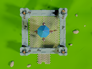 Stylized Castle 3D Model
