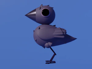 Stylized Raven 3D Model