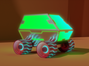 Space Vehicle Car Modelo 3D