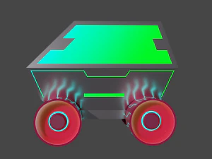 Space Vehicle Car 3D Model