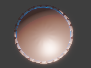 Sci-Fi Space Building 3D Model