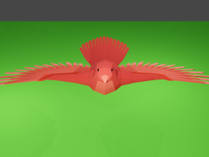 Low poly bird mesh Low-poly 3D मॉडल
