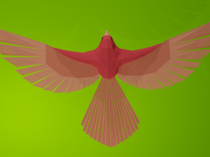 Low poly bird mesh Low-poly 3D मॉडल