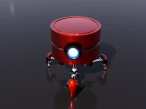 Stylized Mini Robot Modelo 3D
