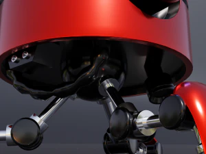 Stylized Mini Robot 3D Model