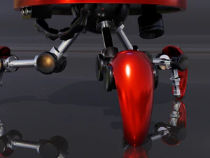 Stylized Mini Robot 3D Model