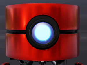 Stylized Mini Robot 3D Model