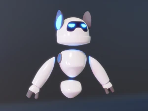 Robot de baja poli Modelo 3D