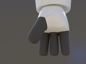 Low Poly Robot 3D Модель