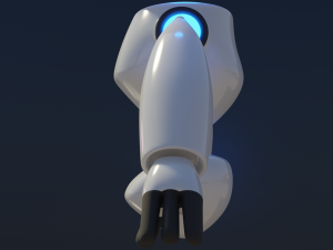 Low Poly Robot 3D Модель