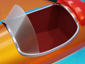 Stylized Retro style Jet 3D Model