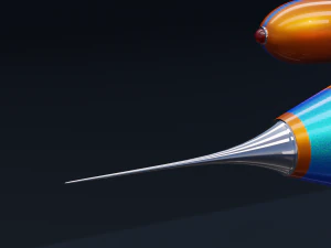 Stylized Retro style Jet 3D Model