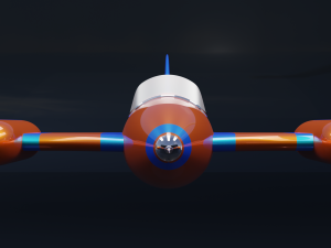 Stylized Retro style Jet Modelo 3D
